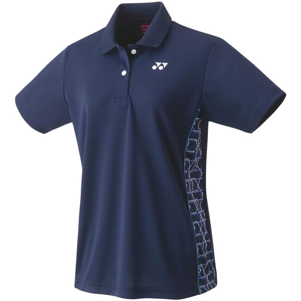 YONEX Short Sleeve Game Navy Blue Size S Women's Shirt, (019),