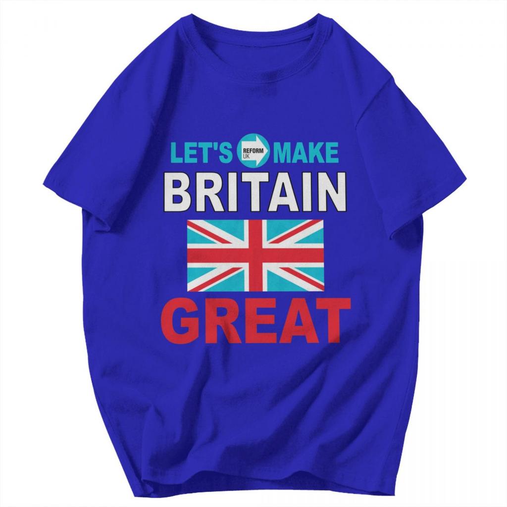 Men T Shirt Lets Make Britain GREAT Again UK Trending Pops Y2K Graphic Anime Unisex Clothes T Shirts