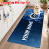 Club Brugge FC Custom Name Flannel Rug Kitchen Mat Non Slip Floor Carpet Personalized Home Decor