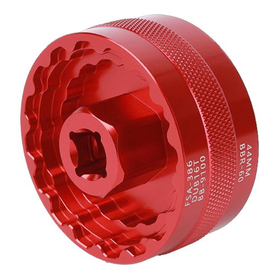 

5-в-1 инструмент для снятия центрального вала, инструмент для снятия каретки велосипеда, портативный инструмент для снятия центрального вала для технического обслуживания велосипеда, инструмент для демонтажа красный