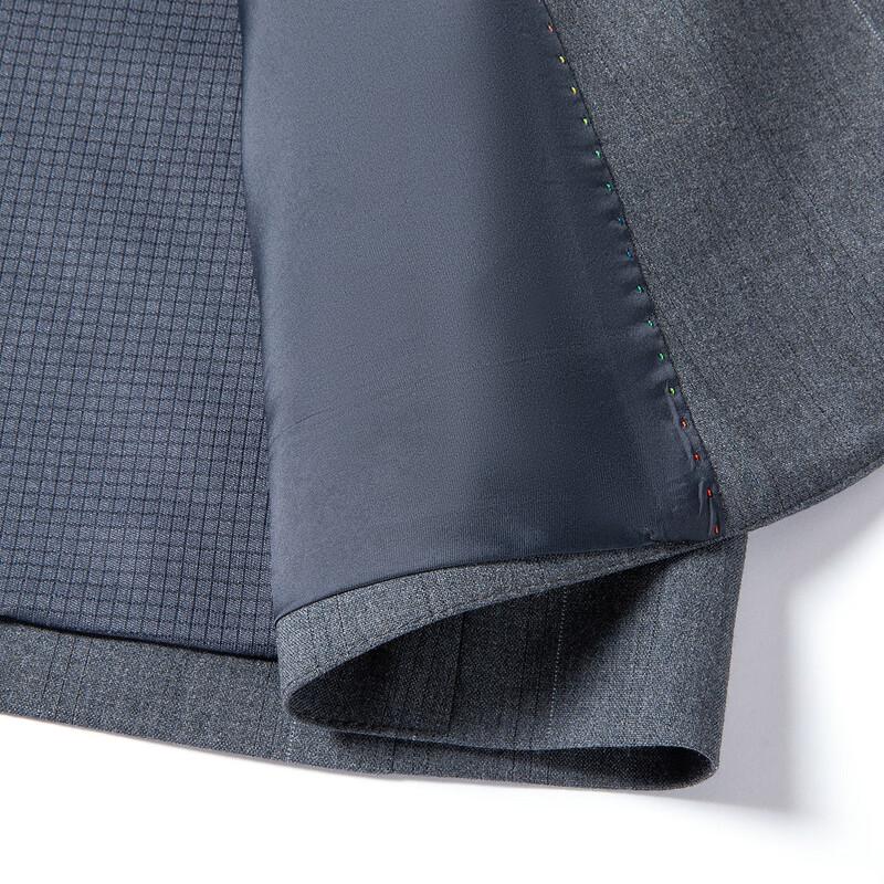 MONTAGUT Men's Business Casual Dark Pattern Suit Jacket
