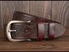 Men's Eagle Carved Wholecut Cowhide Belt - Casual Pin Buckle for Jeans