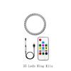 WS2812B DC5V Led Pixel Ring Individul AddressabIe Ring 5050 RGB WS2812 IC BuiIt-in Led ModuIe And 14Keys Lock USB  Controller