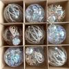 Christmas Tree Ornaments: Holiday Party Decor Ball Set with Gift Box