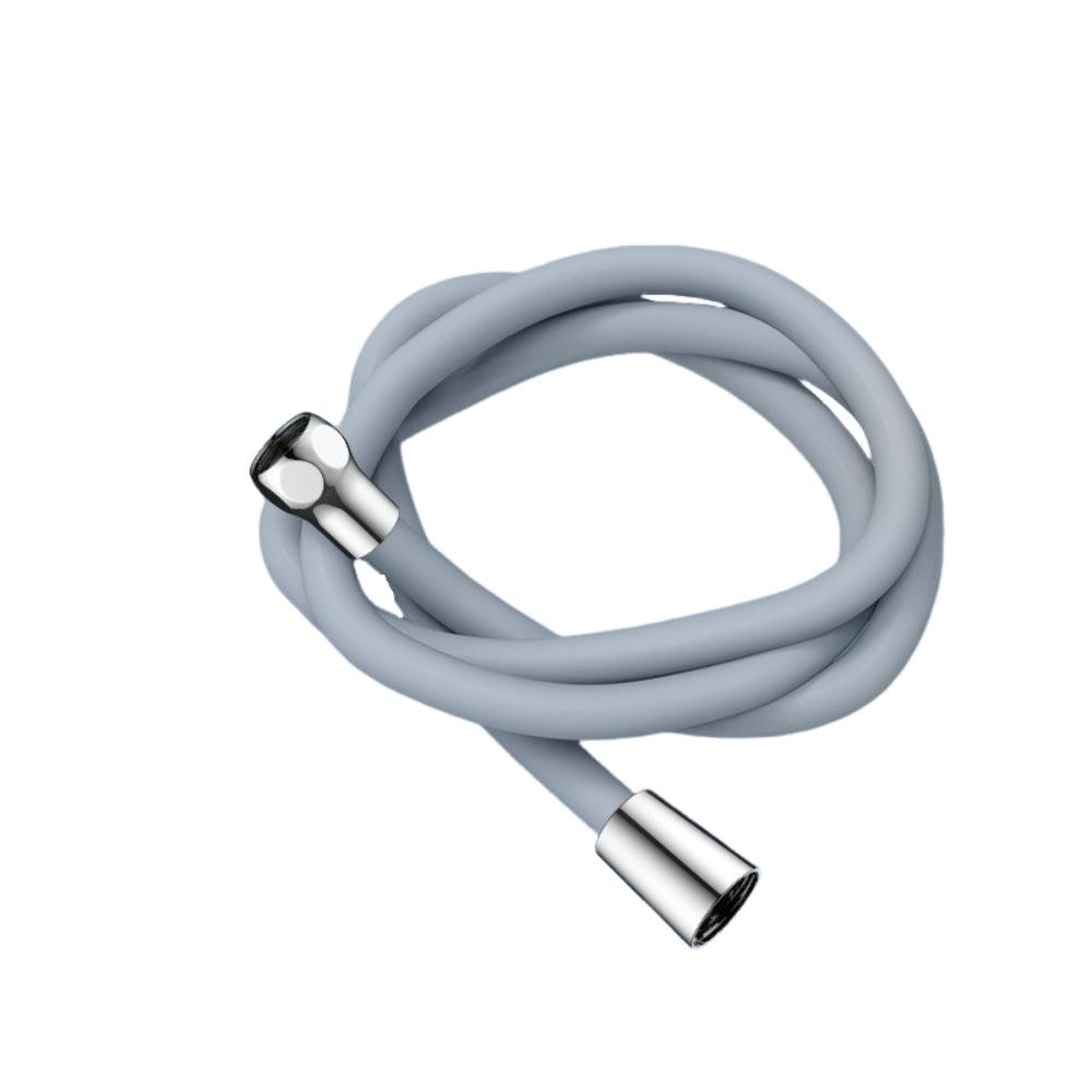 

Гибкая силиконовая трубка для душевой лейки Универсальный аксессуар для смесителя 1,5/2 м Душевой шланг Кухня 1.5M серый