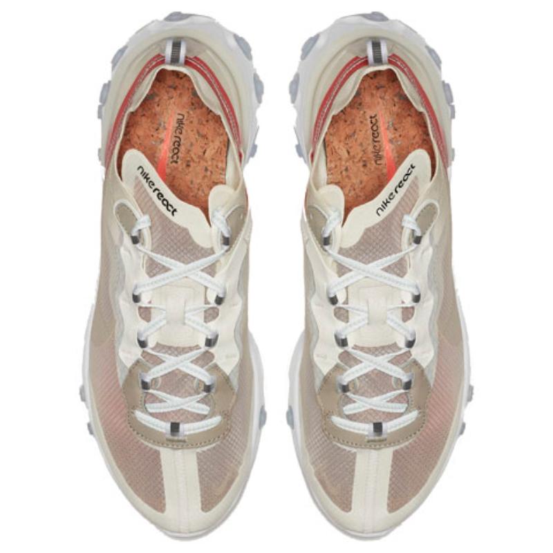 Nike React Element 87 Sail Light Bone Sneakers AQ1090-100