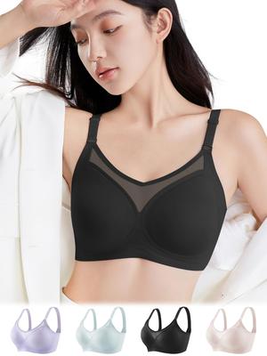 Seamless Bra by a Sagging Breast Correction High Side Design Neatly Covers Excess Flesh On the Sides and Back Good Breathability No Tightness Makes