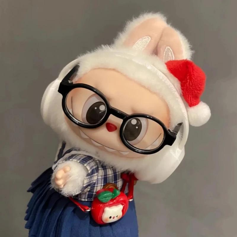 Labubu Fashion Headphones Earphone Doll Accessories For 17Cm Labubu Cute Doll Earphones Macaron Color Doll Outfit No Doll Set