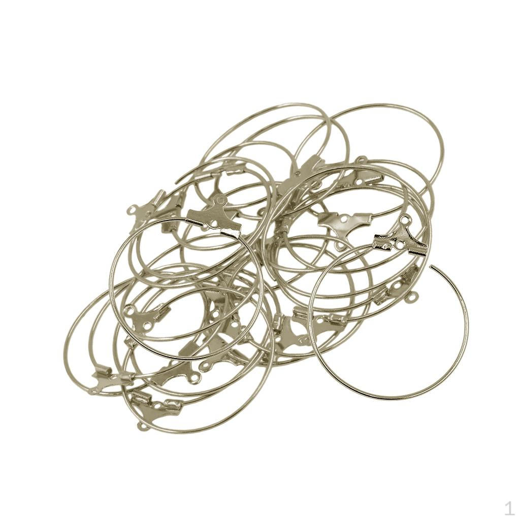 20 Pcs Rings Earring Beads Earwire