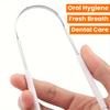 Stainless Steel Tongue Scraper Oral Cleaner For Bad Breath Removal And Oral Hygiene Care Essential Dental Tool