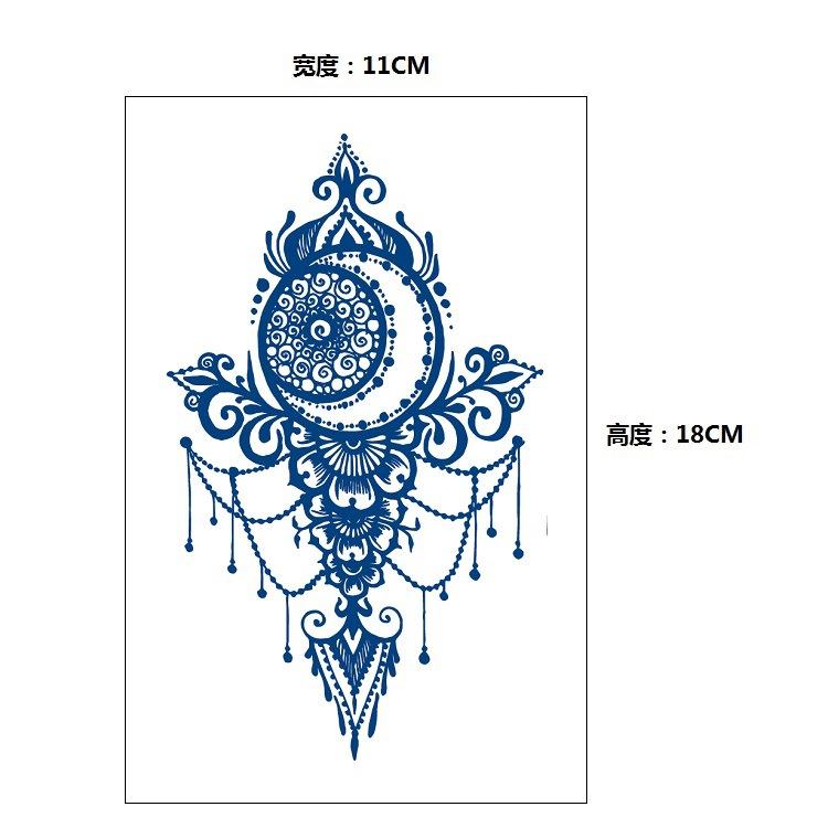 No Reflection, No Gradual Change, Xinyao Herbal Waterproof Tattoo Sticker, Male And Female Simulation Fixed Paper Sticker