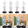Metal and Plastic Double-Swinging Chaotic Desk Sculpture Electric Forever Motion Toy Balance Pendulum Balls