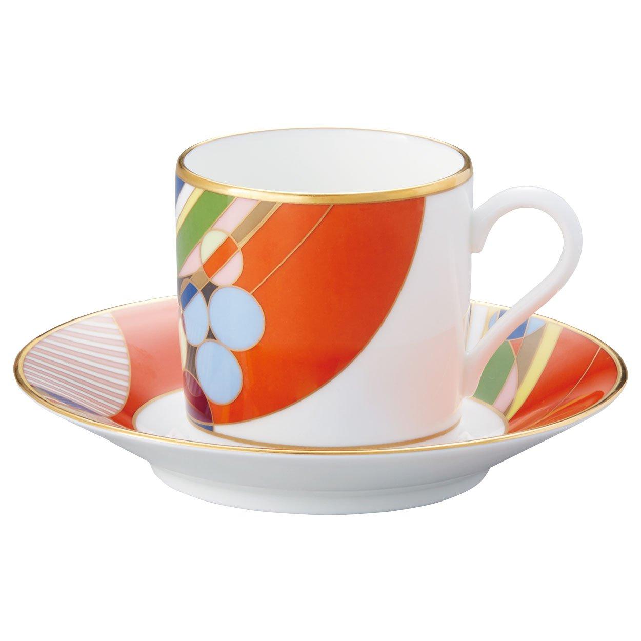 

Noritake Coffee Cup & Saucer, 125cc, Frank Lloyd Wright March Balloons, Bone China, WT59881/4947
