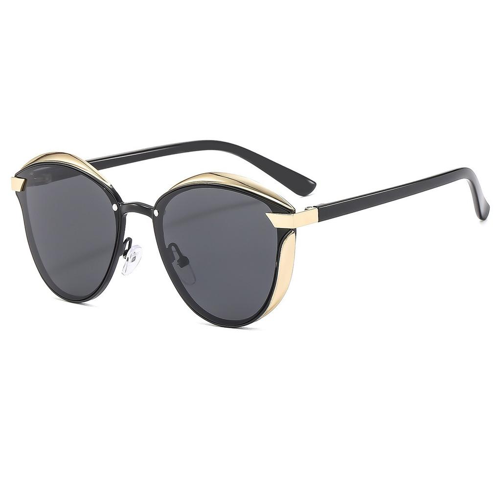 Fashionable and High-end Cat Eye Frame Sunglasses for Women's Outdoor Street Photography Luxury Sunglasses UV400