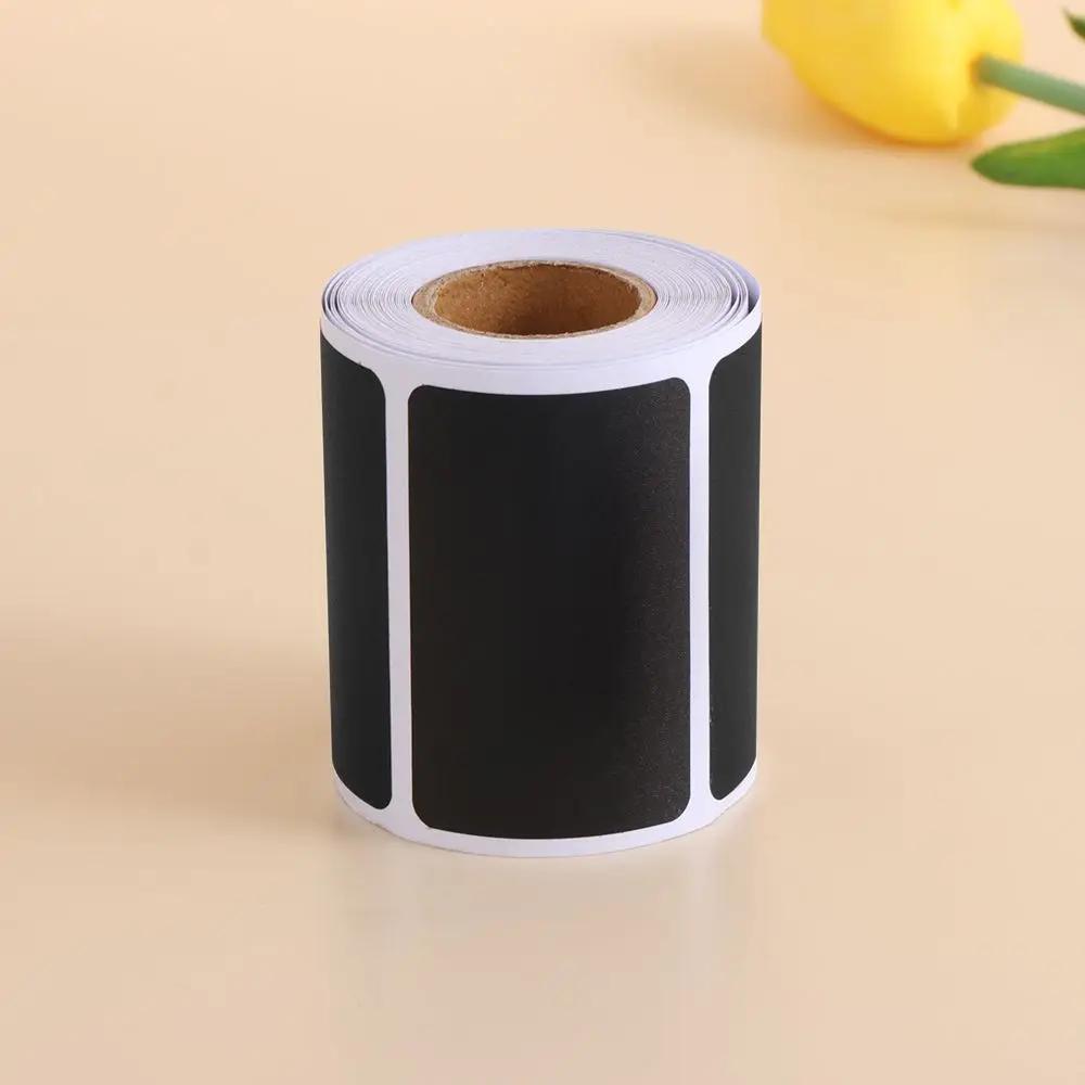 120pcs/roll Waterproof Spice Chalkboard Bottle Tags Blackboard Label Marker Pen Labels Stickers