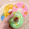 10pcs Mini Swim Ring Bath Toy Swimming Pool Float Circle Ring Toys Toy Baby Funny Doll Floating Rubber Bath Inflatable Games