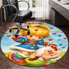 Rainbow Adventure Round Rug for Livingroom,Bedroom, Palyroom, Chair Rug, Area rug, Circle Carpet, Large Size Fan Christmas gift