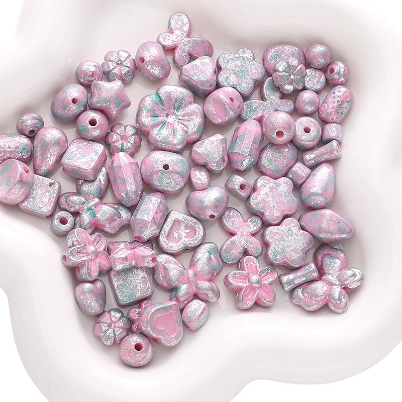 10g/bag 5-20mm Acrylic Imitation Picasso Blend Beads DIY Bracelet Necklace Earrings Jewelry Accessories