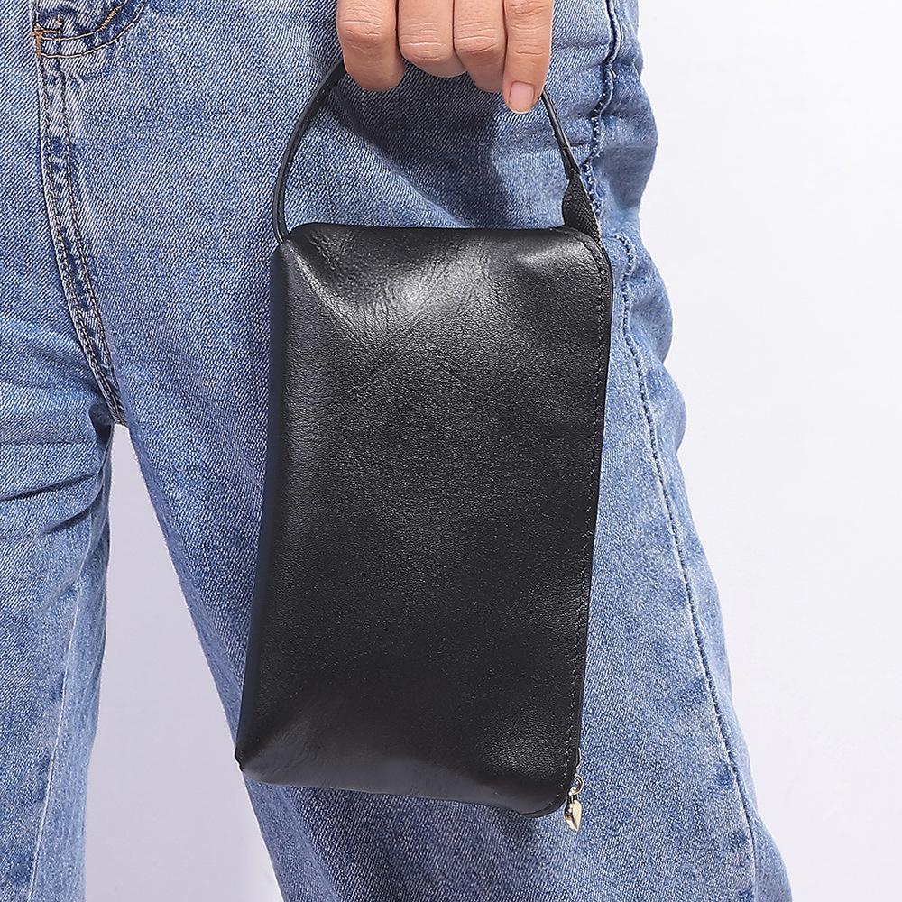 Women'S Handbag First Layer Cowhide Multifunctional Handbag Leather Wallet Women'S Casual Versatile Women'S Bag