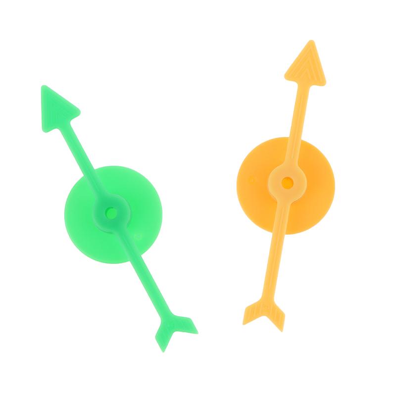 6Pcs Arrow Disc-Spinning Plastic Pawn Chess Board Game And Card Game Accessories