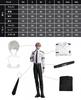 Seiya Cosplay Costume from Koi To Evol Special Police Officer Uniform Popular Game Costume Day [NOKIJP] Miku, Protagonist, Set, (White Patrol, XS)