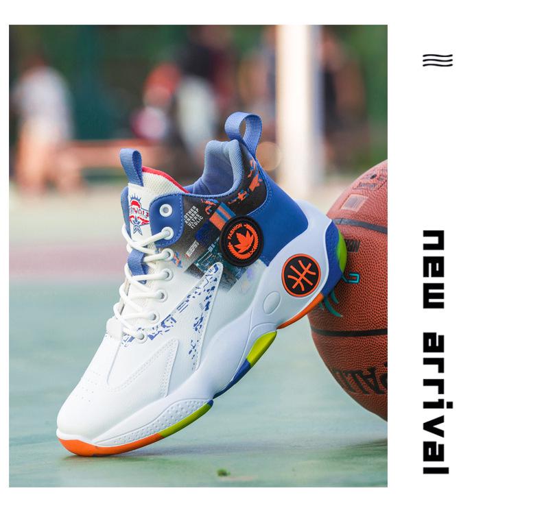 2025 High-Top Leather Basketball Shoes: Breathable, All-Season Sports Footwear for Teens and Men