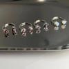 1 Stück Lippenpiercing Lippenring Drachenklaue Stein Titanstahl C-Form Helix Ohrring Septum Piercing Labialring Körperschmuck