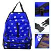 Foldable Car Pet Dog Seat Cover Oxford Fabric Pet Carrier Mesh Basket Blue