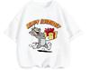New Fashion Trend Tom And Jerry T Shirt Summer Casual Daily Tops Cartoon Print For Young Children