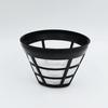 2PCS Reusable Coffee Filter Stainless Steel Nylon Effective Filtering Permanent Cone Coffee Maker