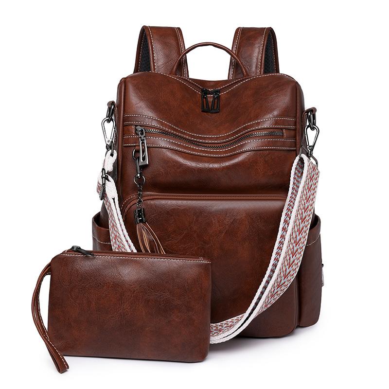 Backpack for Women with Lightweight Retro Backpack for Women Large Capacity Backpack