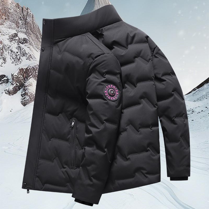 Weiße Entendaunen M-5XL Herbst und Winter Herren Übergröße Graphen Leichte Weiche Daunenjacke, Warme und Dicke Daunenjacke