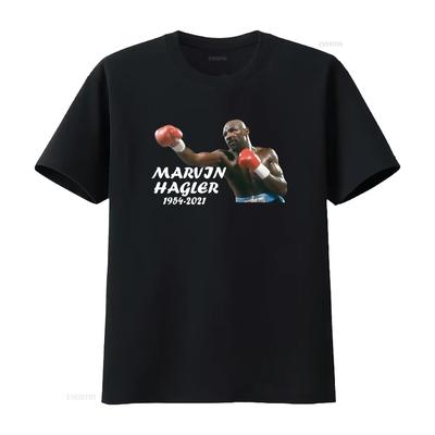 Marvelous Marvin Hagler Tribute T Shirt 1954 2021 Middleweight Champ Casual Homme Top For Eve
