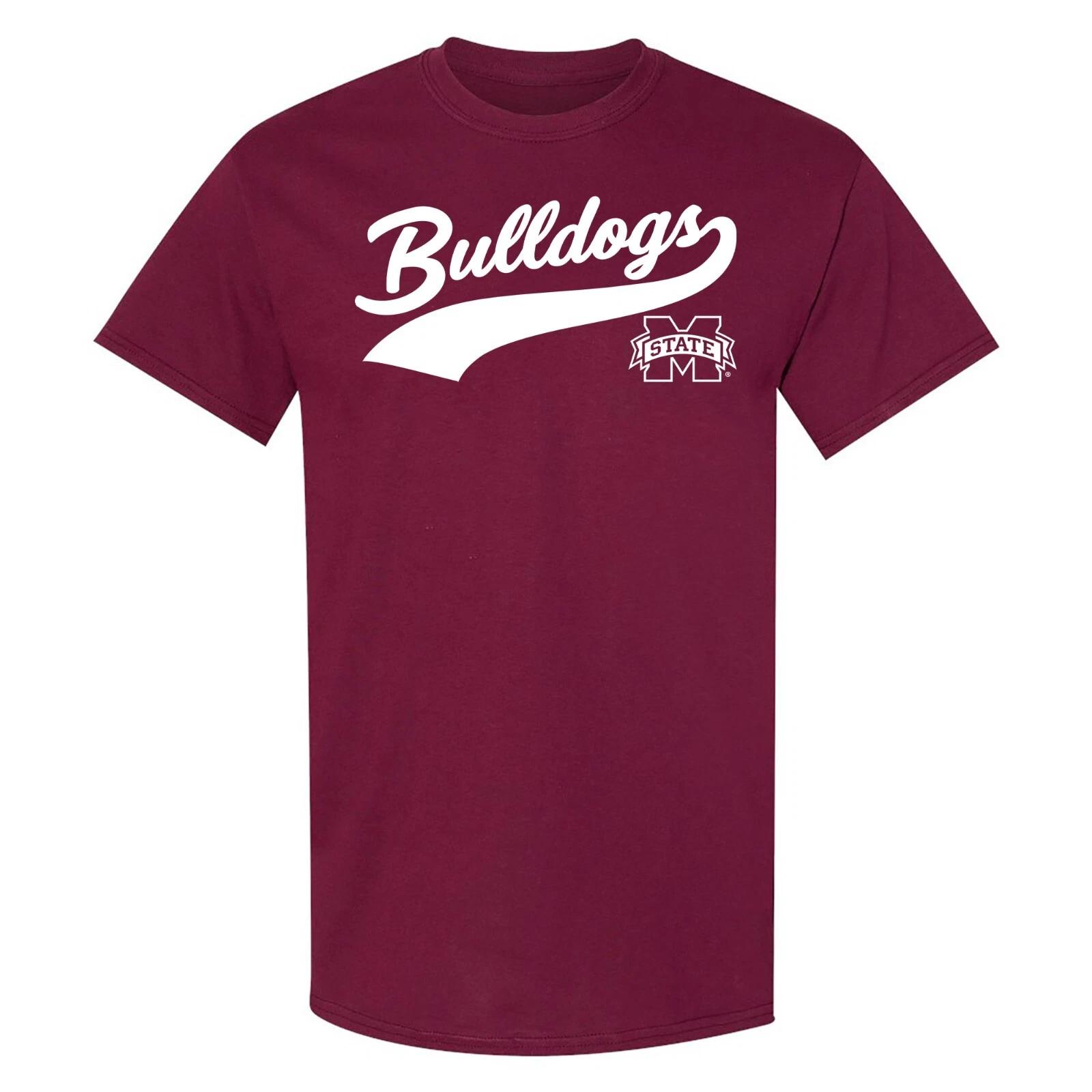 Mississippi State Bulldogs Jersey Script T-Shirt - Maroon 3XL