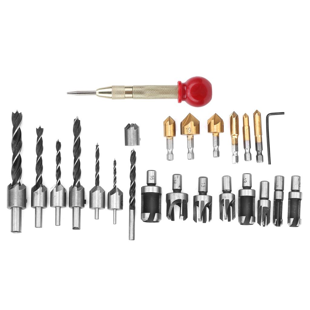 Woodworking Drilling Bit Chamfer Hole Countersink Drill Tools Industrial Supplies