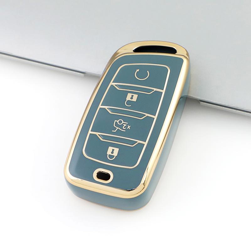 

For Changan CS85 COUPE CS95 Hunter F70 CS35 CS75 PLUS Auto Shell Fob Protector Car Remote Key Case Cover Keychain