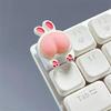 ESC ABS Keycaps Rose Cochon Lapin Chats Ours Fesses Clés d'Animaux 3D pour Passionnés de Claviers Mécaniques