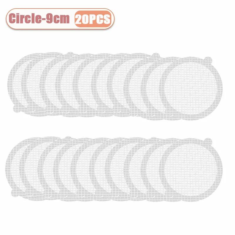 10-100PCS Disposable Floor Drain Sticker Shower Drain Hair Catcher Cover Sink Drain Hair Blocker Bathtub Mesh Filter Sticker