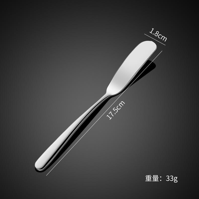Thickened elegant 304 stainless steel tableware, knife, fork, spoon, steak set series, western coffee dessert spoon
