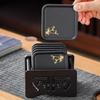 Retro Kung Fu Tea Coaster Chinese Style Heat Insulation Anti-scalding Household Tea Tray Tea Mat Ceremony Accessories 2025 New