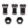 5PC Portable Router Collet Set For Precision Woodworking And DIY Projects With Easy Installation And Replacement