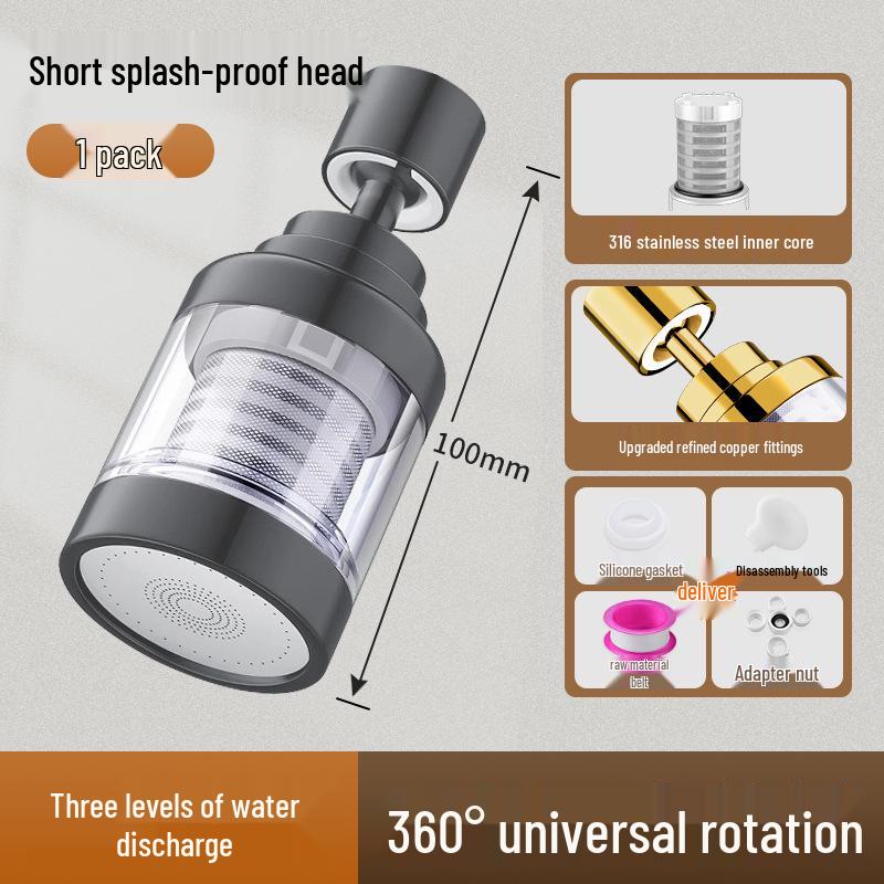 

Universal Kitchen Faucet Water Purifier & Anti-Splash Extension
