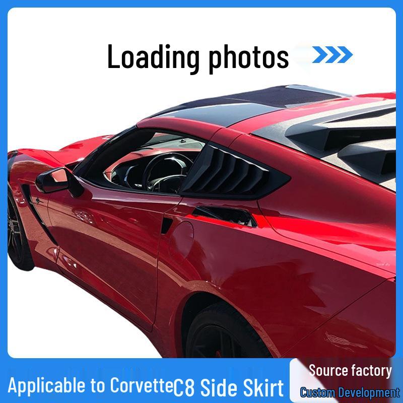 Chevrolet Corvette C7 14-19 Triangular Window Louver Trim