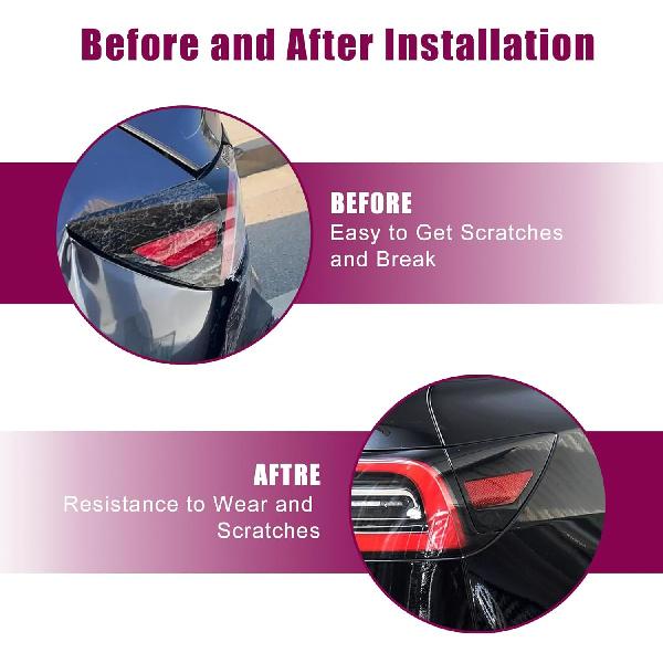 XQSMWF Right Rear Tail Light Panel Mount Reflector Cover Compatible with Tesla Model 3 Model Y 2017-2020# 110078199D 1100781-99-D