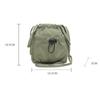 Fashion Women Shoulder Bag Simple Versatile Drawstring Crossbody Bag Reusable Creative Tote Bags Cell Phone Purse Pouch