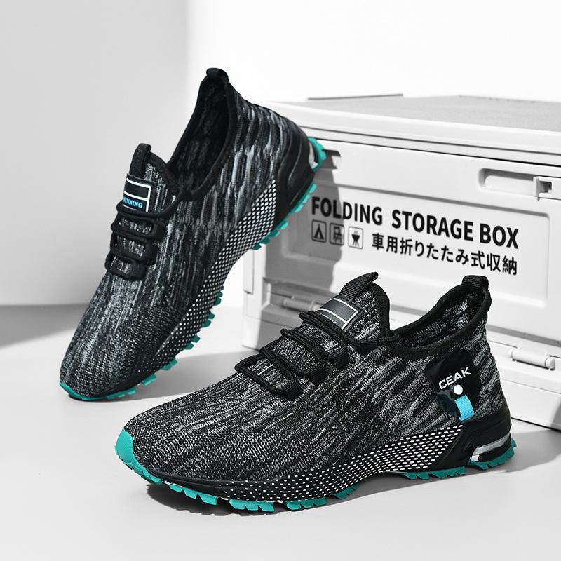 Pantofi de alergare de performanță noi, ușori, casual pentru bărbați, cu plasă respirabilă căptușită - Adidași la modă