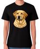 Goldener Labrador Hund Porträt Unisex T-Shirt Niedliches Haustierliebhaber Geschenk T-Shirt