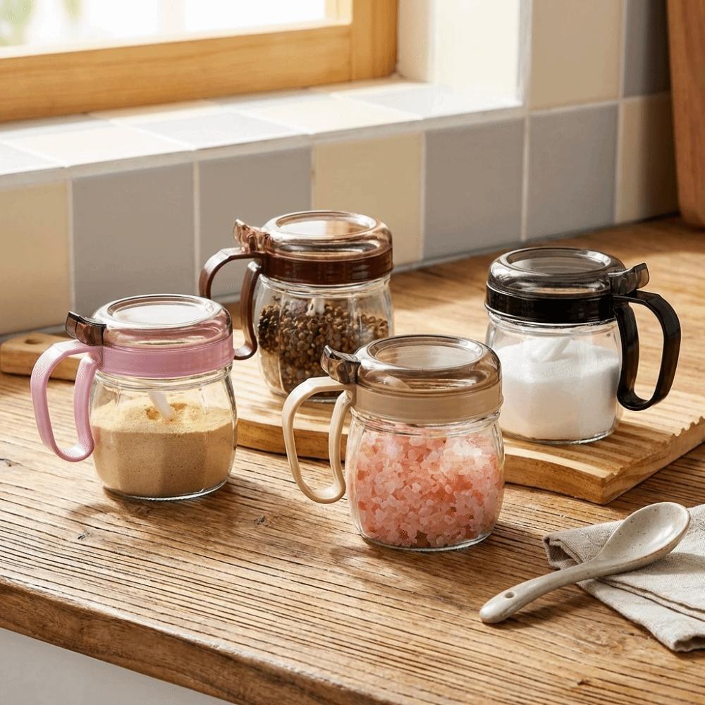 Sealing Glass Seasoning Jars Moisture-Proof Condiment Jar Kitchen Storage Bottle  Home Cooking