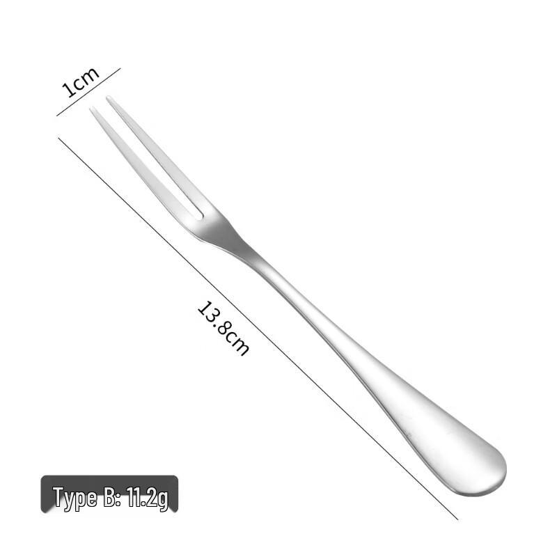 ZISIZ 3-Prong Stainless Steel Dessert Forks