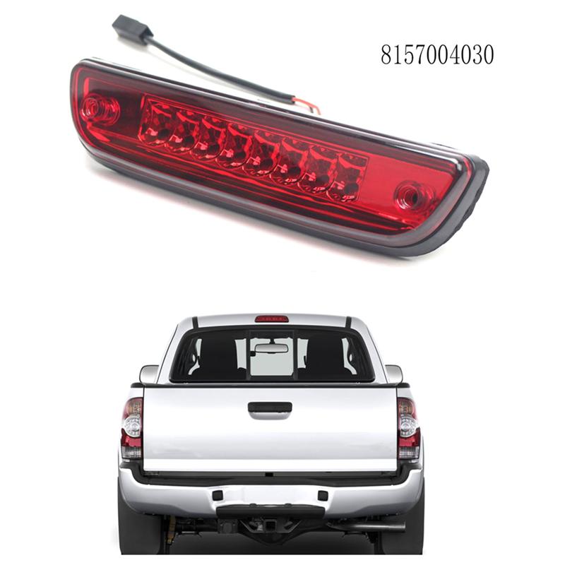 A28G-For Toyota Tacoma 2005-2015 LED 3RD Tail Brake Light Stop Parking Lamp High-Mounted Brake Light